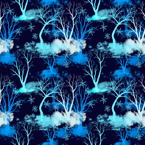 冬季景观无缝格局图片下载