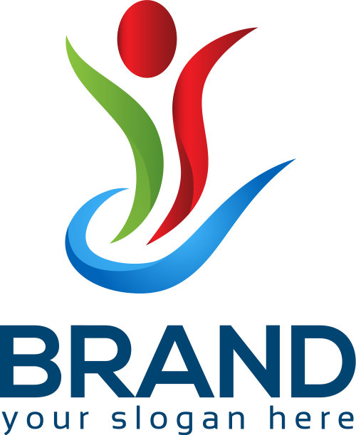 动感生活标志设计图片下载