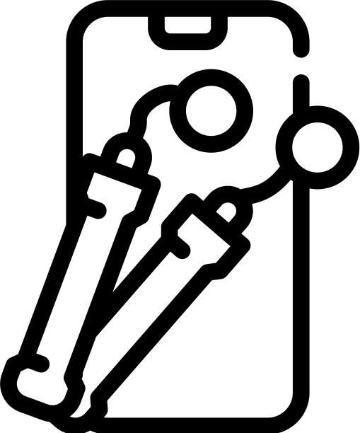 电子跳绳健身器线图标图片下载