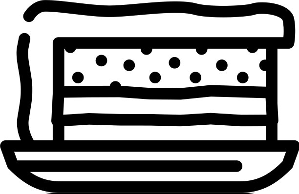 饼碟食堂线图标图片下载