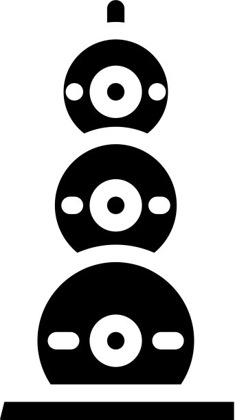 砝码板设置健身器材的字形图标图片下载