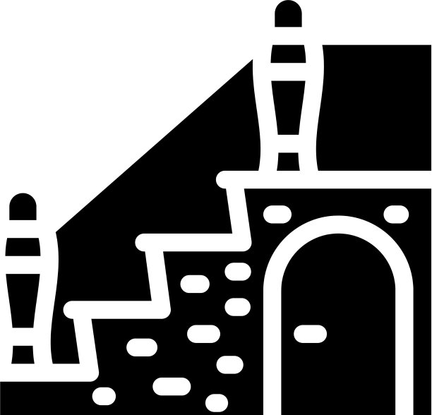 楼梯与衣柜符号图标图片下载