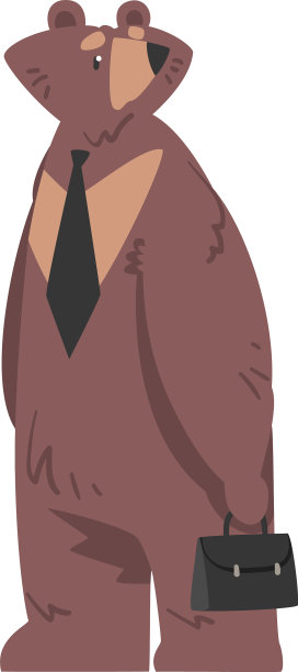 熊商人性格人性化的动物图片下载