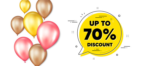 高达70%折扣出售报价签图片下载