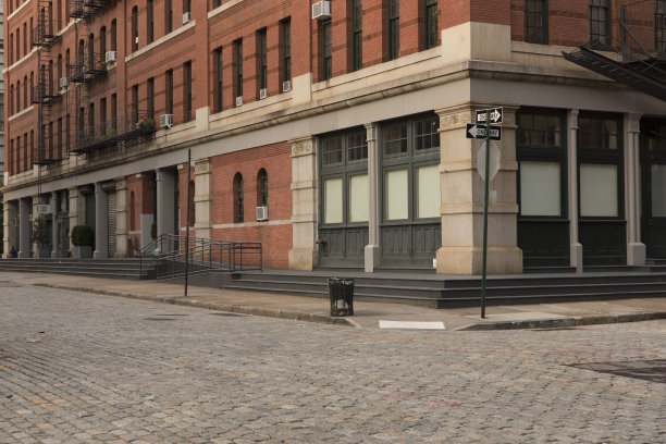 翠贝卡空荡荡的街道图片下载