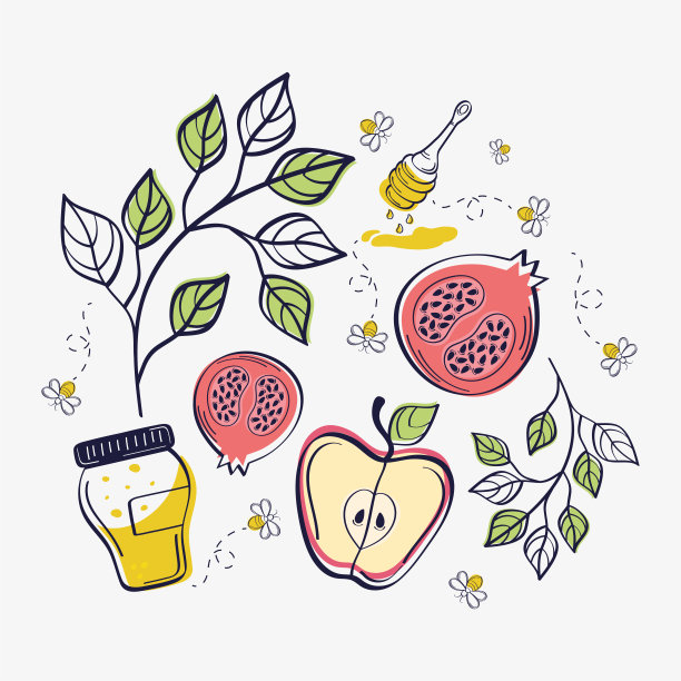 犹太新年快乐新年图片下载