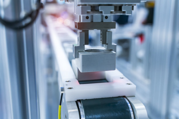 自动抓取和智能机器人工作，工业4.0和技术。图片下载