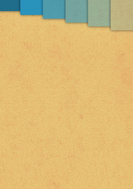 纸板背景与蓝色3D框架图片下载