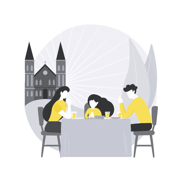 基督教事件抽象概念向量插图。图片下载