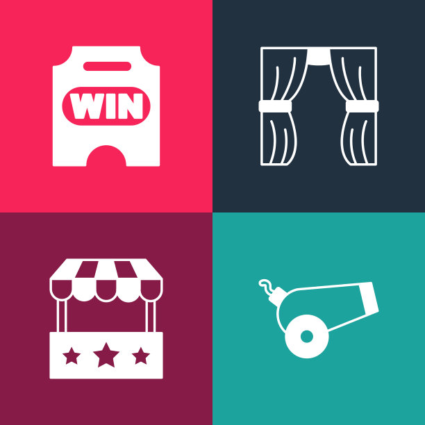 设置流行艺术大炮售票处马戏团图片下载