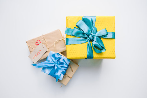 装饰礼品盒顶视图图片下载