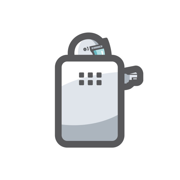 警察与盾牌图标卡通图片下载