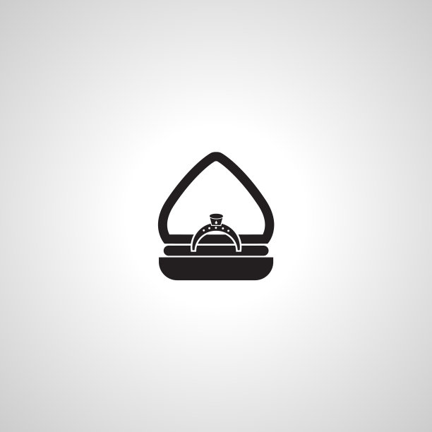 婚戒孤立简单的图标图片下载