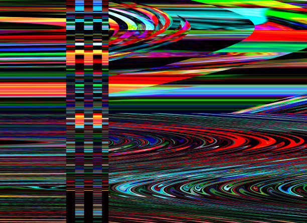 故障背景电视电脑屏幕错误复古垃圾照片数字像素噪声抽象设计。故障照片。电视信号失败。数据衰减彩色噪声图片下载