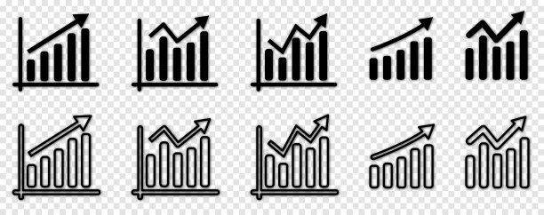 简单的图表和图形图标图片下载