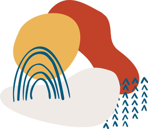 抽象的有机形状，极简主义元素手图片下载