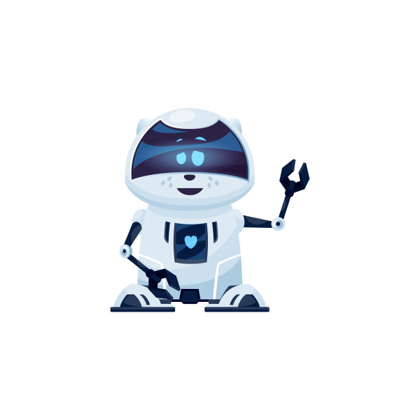 卡通机器人猫矢量机器人可爱人物图片下载