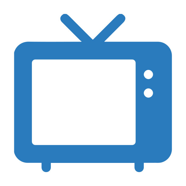 媒体，电视，电视图标图片下载