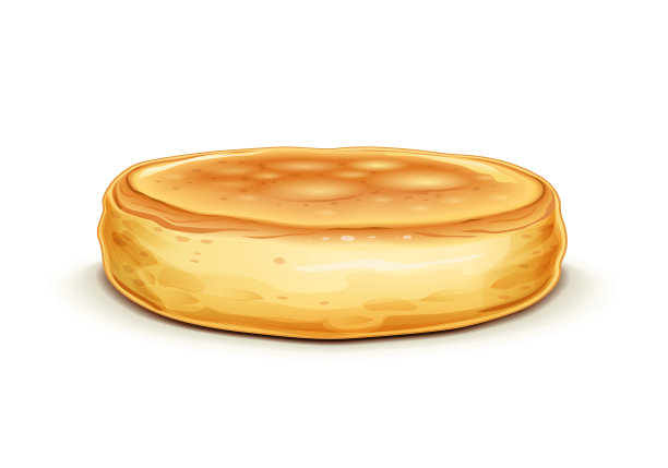 煎饼。甜的甜点早餐。矢量插图。图片下载