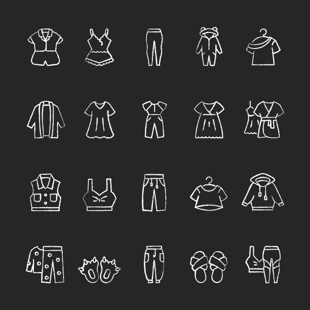 舒适的家装和睡衣粉笔白色图片下载