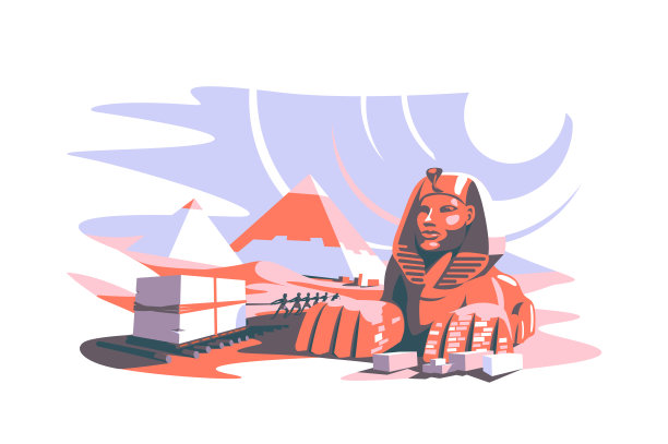 在埃及建造金字塔图片下载