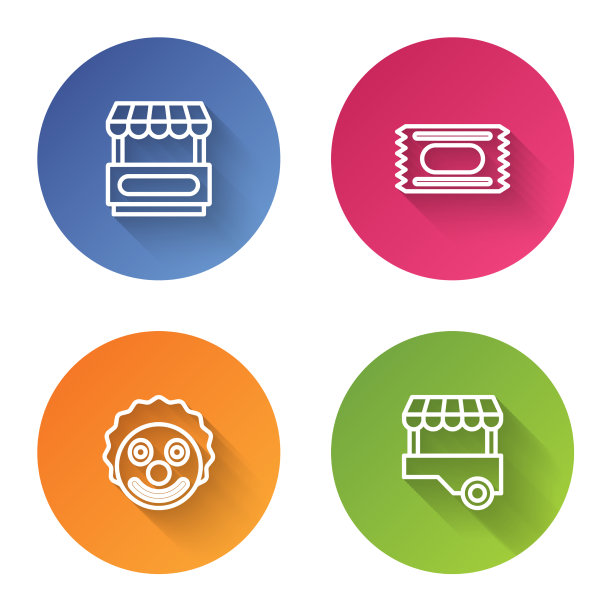 排好了快餐车马戏团票图片下载