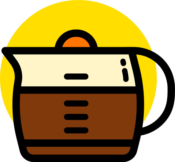 咖啡轮廓图标图片下载