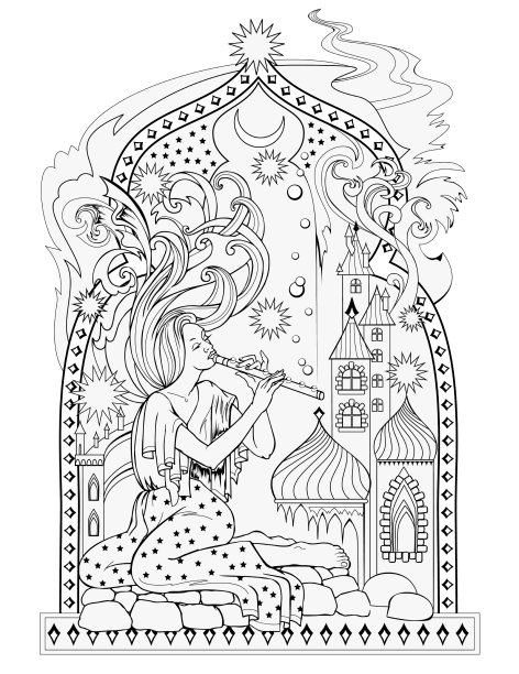 黑白页为儿童涂色书图片下载