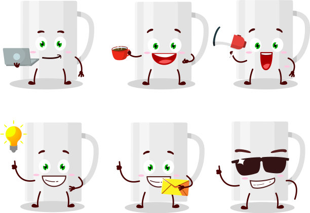 拥有白玻璃卡通各种类型的业务图片下载