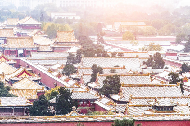 冰雪中的紫禁城图片下载