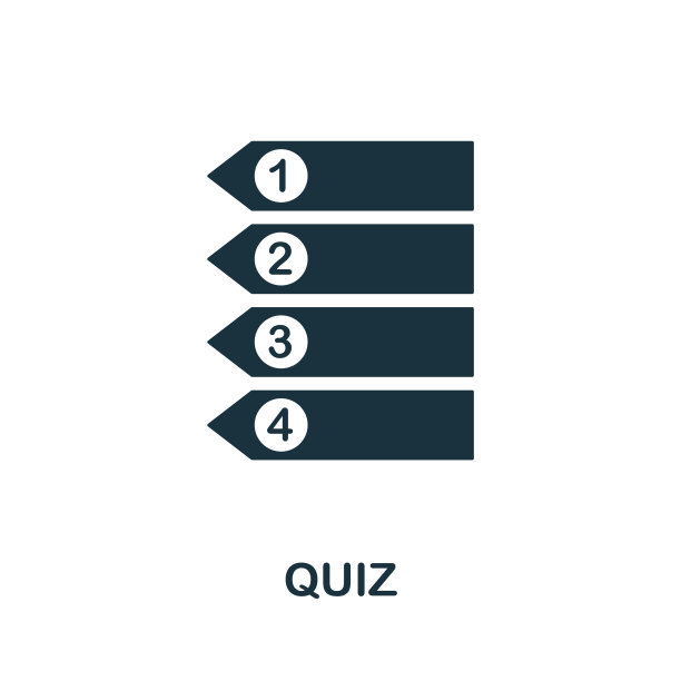 小测验图标简单充满创意元素图片下载