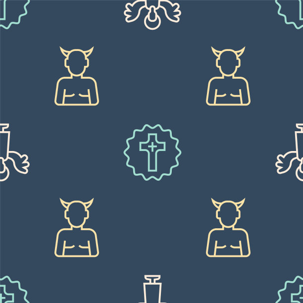 设线天使，克拉普斯，赫克和基督十字架图片下载