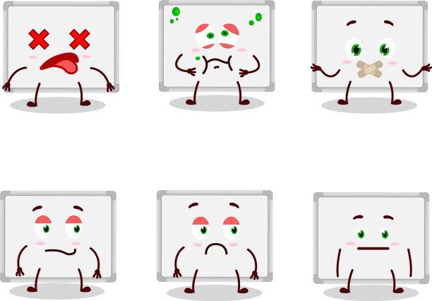 白板上的卡通人物没有图片下载