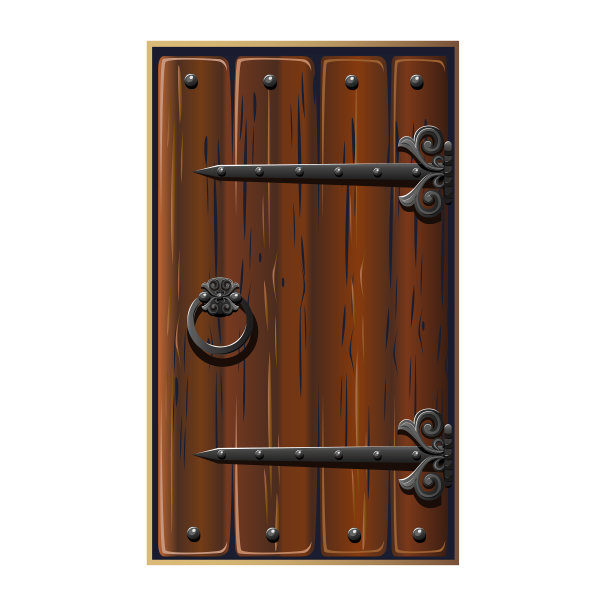 古老的门图片下载