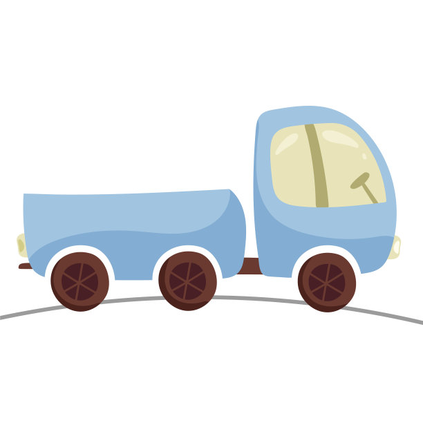 供运输的玩具卡车图片下载