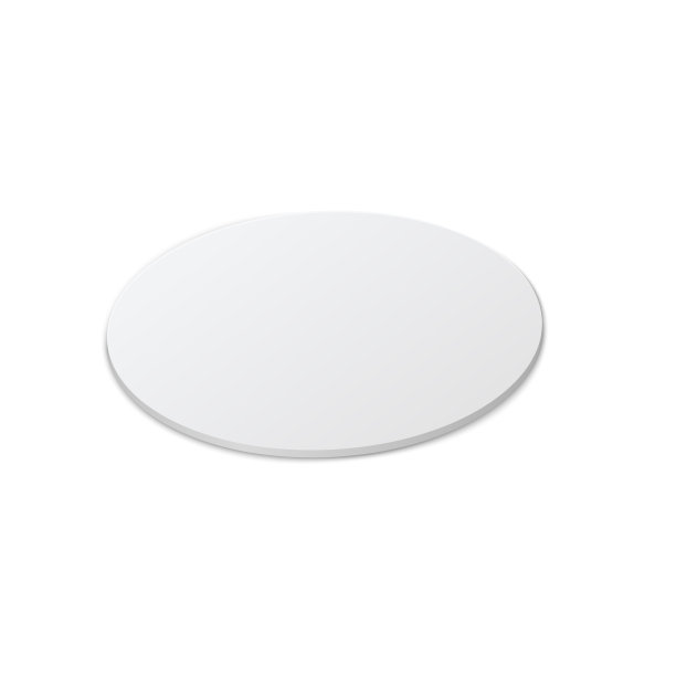 圆啤酒花，bierdeckel孤立在白色背景与阴影图片下载