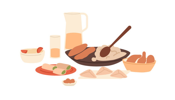 传统的阿拉伯餐为穆斯林菜肴图片下载