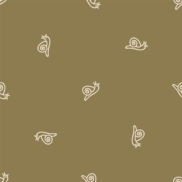 无缝背景蜗牛性别中性模式图片下载