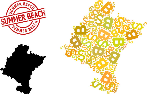 用钱和比特币刮了夏日沙滩海豹图片下载