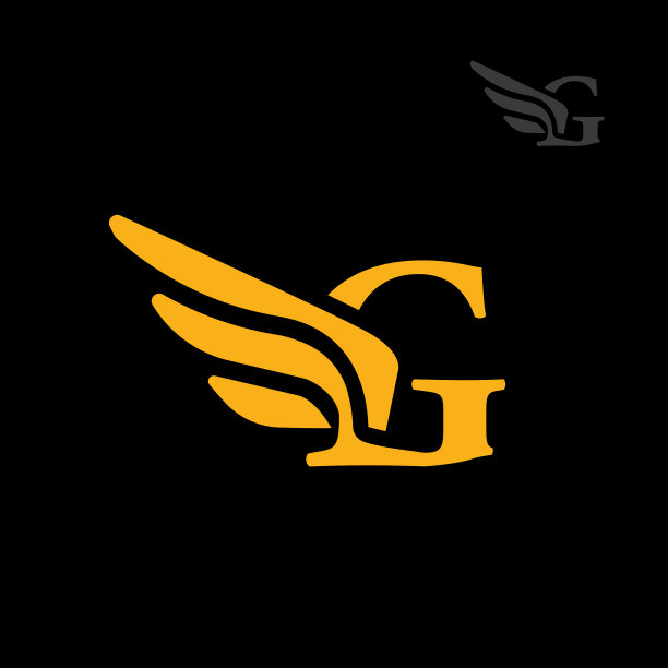 字母g翼标图片下载