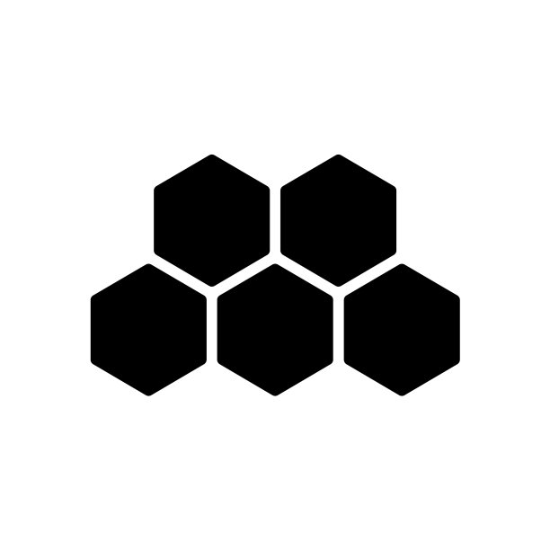 蜂房蜜蜂字形图标农场动物的标志图片下载