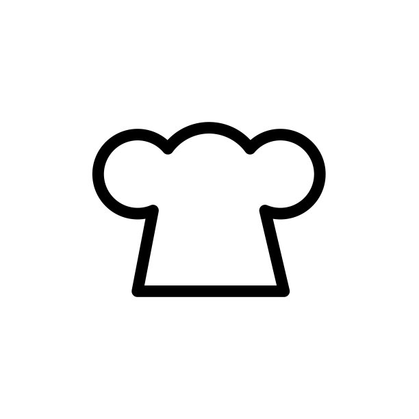 图形厨师帽图标图片下载