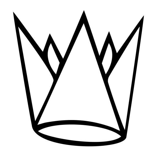 皇冠单元素手绘父亲节图片下载