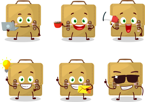 书包书包学校卡通人物各种各样图片下载