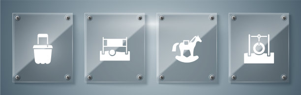 设置汽车轮胎挂在马鞍绳上荡秋千图片下载