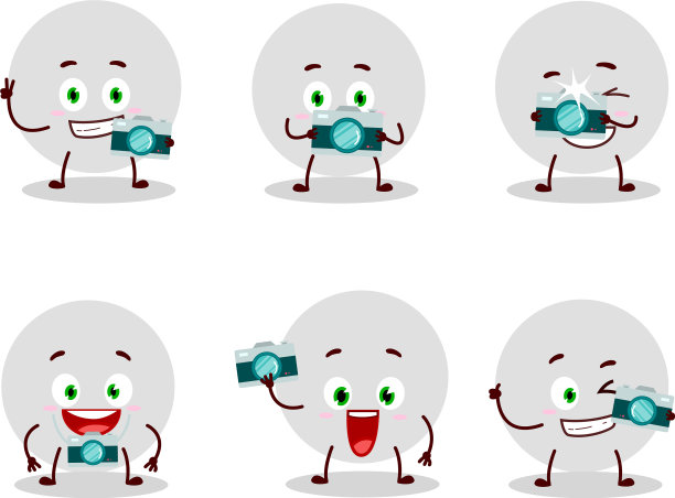 摄影师专业表情与排球图片下载