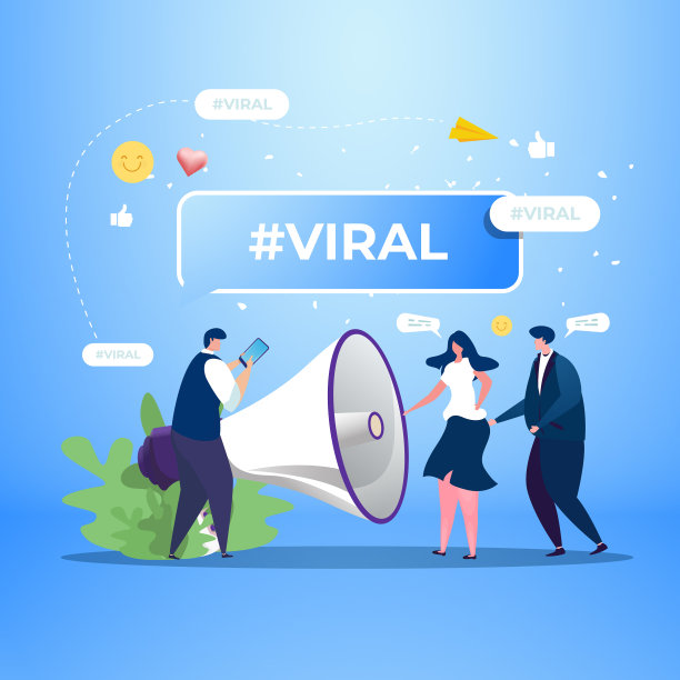 有影响力的人在社交媒体上创造了一个热门话题图片下载