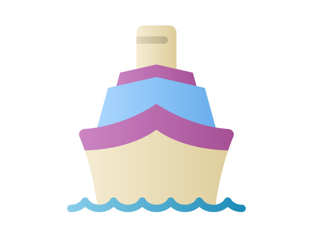 巡洋舰单孤立图标与平滑图片下载