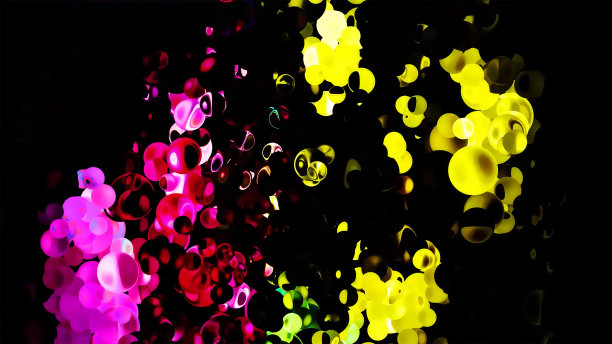 Glitter动感球体抽象背景数字渲染图片下载