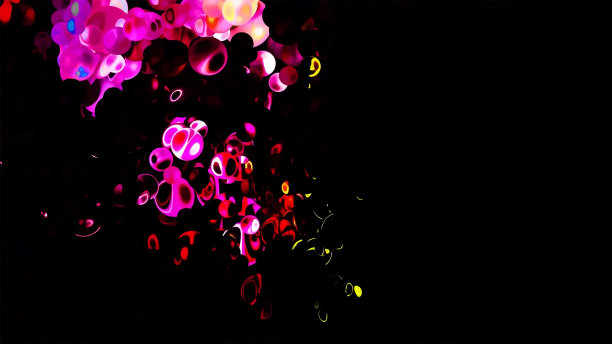 Glitter动感球体抽象背景数字渲染图片下载